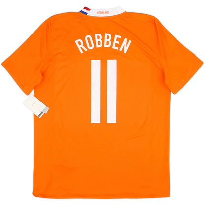 ROBBEN #11 Retro Netherlands Home Jersey 2008 Euro Cup Jersey