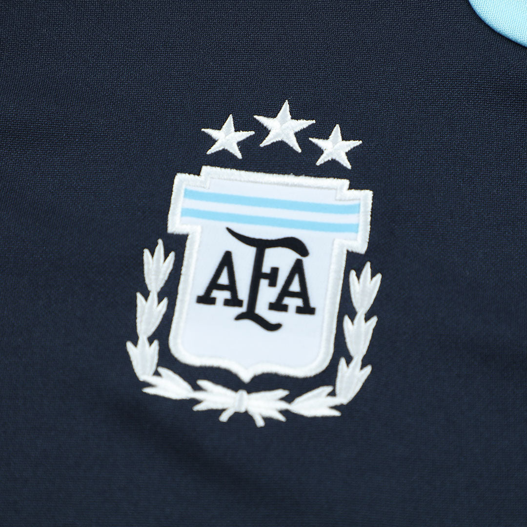 Argentina Zipper Sweatshirt Soccer Kit (Top + Pants) Navy 2026