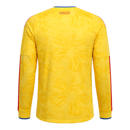 Colombia Home Long Sleeve Soccer Jersey 2026