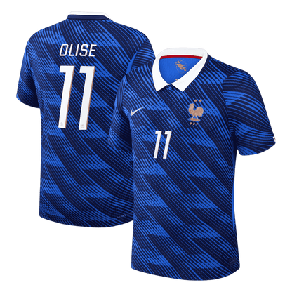 OLISE #11 France Home Soccer Jersey 2026 Player Version