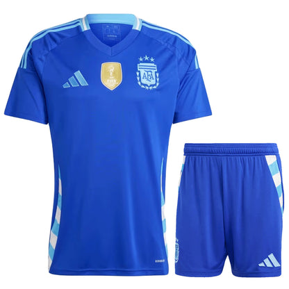 Argentina Away 2024 Copa America Cup Soccer Kit