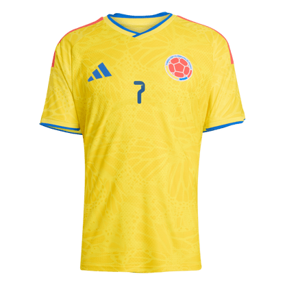 LUIS DíAZ #7 Colombia Home Soccer Jersey 2026 Player Version