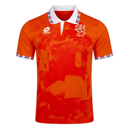 Retro 1996 Netherlands Home Soccer Jersey