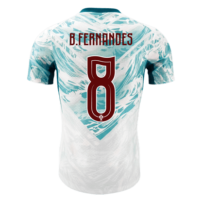 B.FERNANDES #8 Portugal Away Soccer Jersey 2026 Player Version