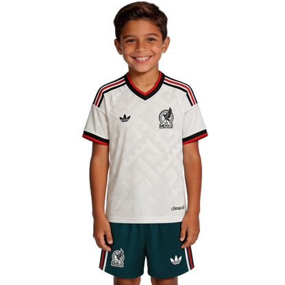 Kids Mexico Away Soccer Kit 2026 World Cup Jersey