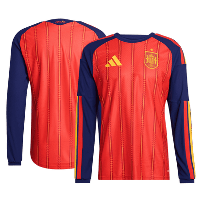 Spain Home Long Sleeve Soccer Jersey 2026