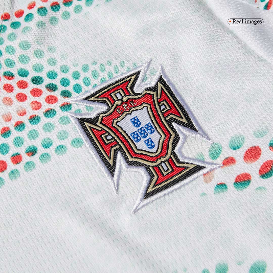 Kids Portugal Away Soccer Kit 25