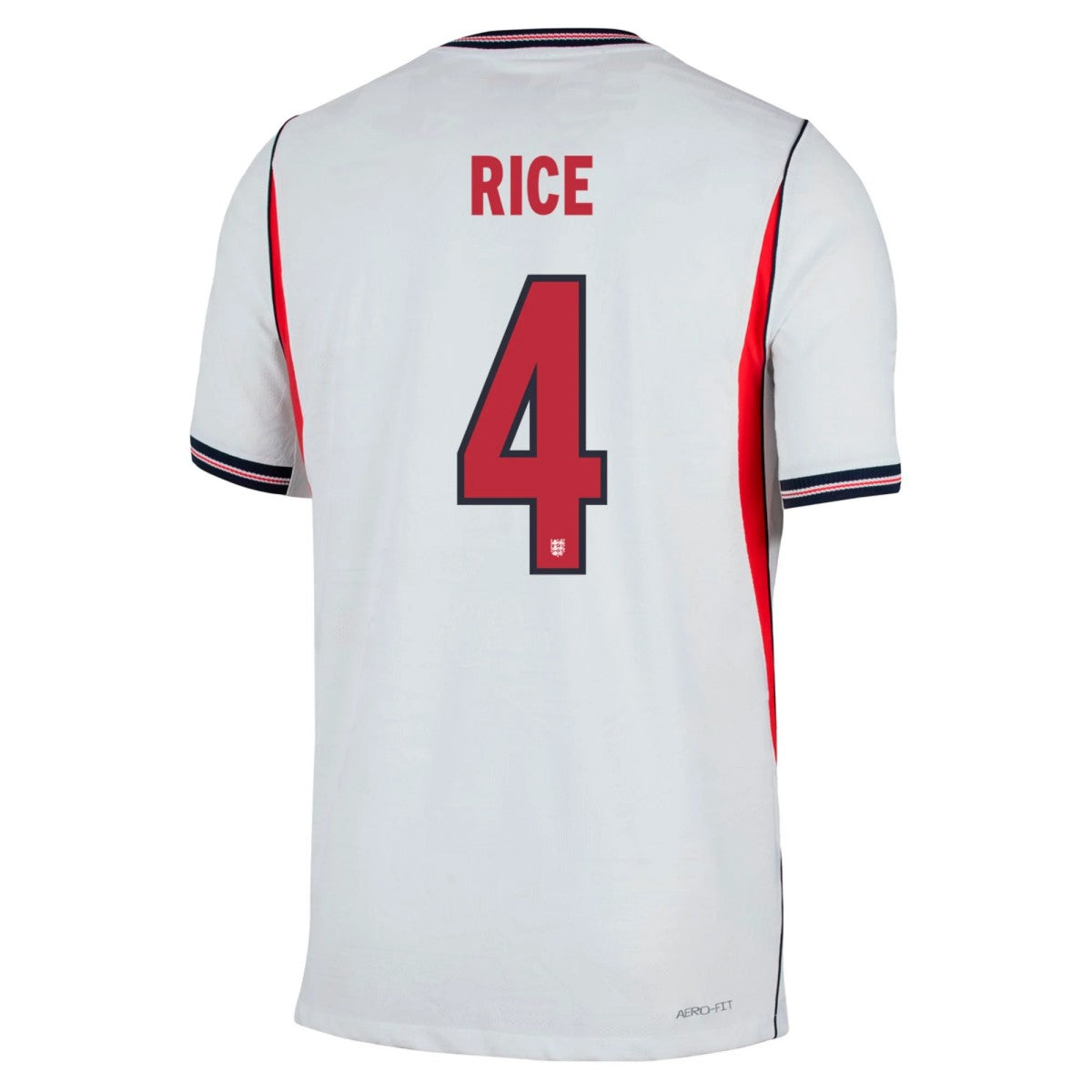 [Authentic] Rice #4 England Home 2026 World Cup Jersey
