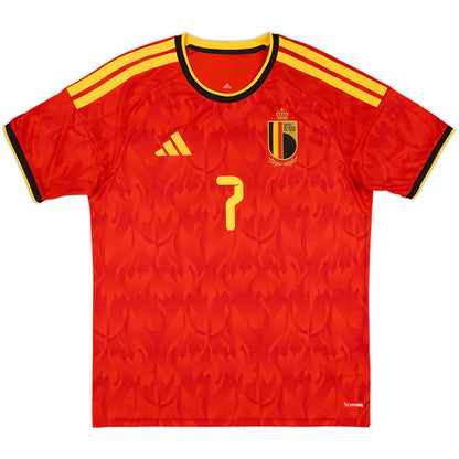 De Bruyne #7 Belgium Home 2026 World Cup Jersey