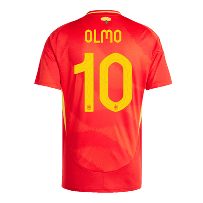 OLMO #10 Spain Home Soccer Jersey Euro
