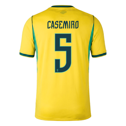CASEMIRO #5 Brazil Home Soccer Jersey 2026