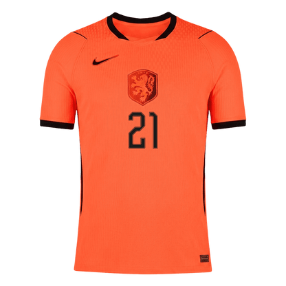 F.DE JONG #21 Netherlands Home Soccer Jersey 2026 Player Version