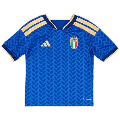 Kids Italy Home Full Soccer Kit 2026 World Cup Jersey