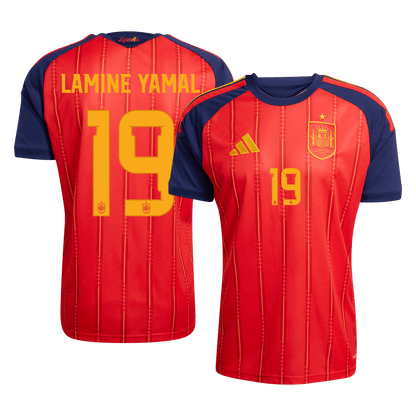 LAMINE YAMAL #19 Spain Home Soccer Jersey 2026