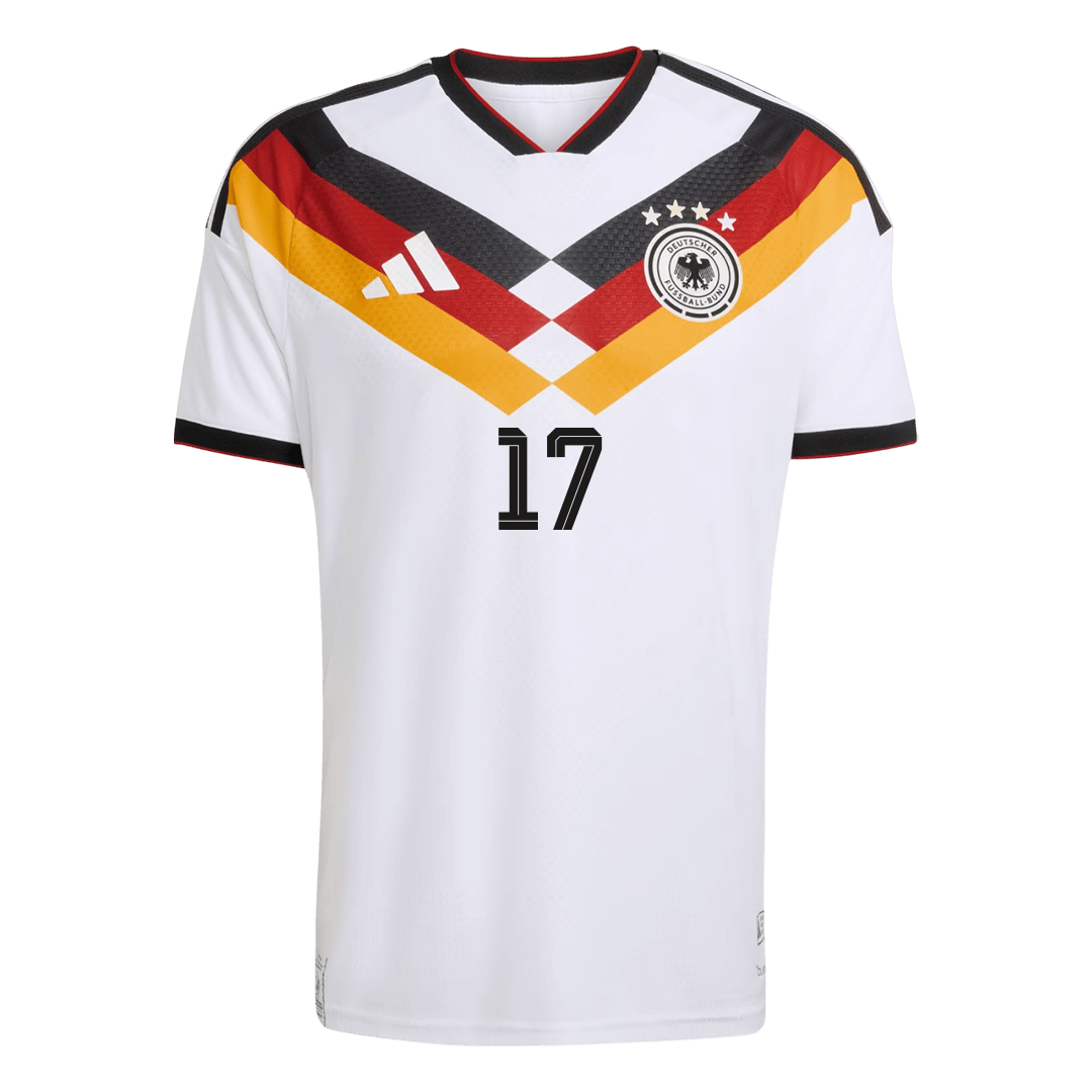 WIRTZ #17 Germany Home Soccer Jersey 2026 Player Version