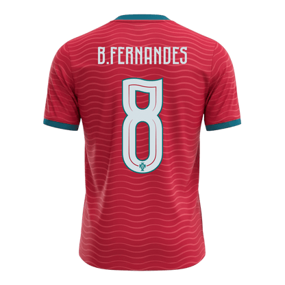 B.FERNANDES #8 Portugal Home Soccer Jersey 2026