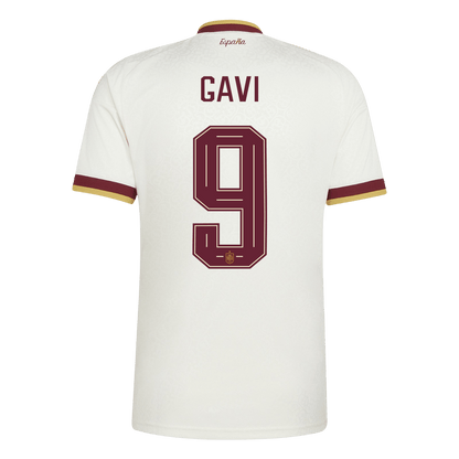 GAVI #9 Spain Away Soccer Jersey 2026