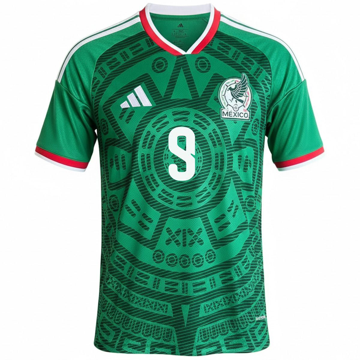 Raul #9 Mexico Home 2026 World Cup Jersey