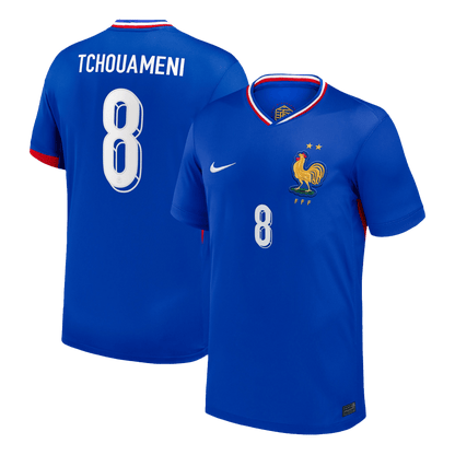 TCHOUAMENI #8 France Home Soccer Jersey
