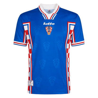 Retro 1998 Croatia Away Soccer Jersey