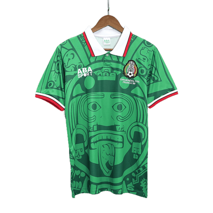Retro 1998 Mexico Home Soccer Jersey