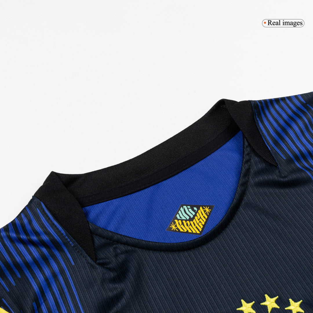 MARQUINHOS #4 Brazil Away Soccer Jersey 2026