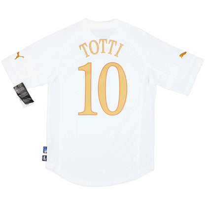 TOTTI #10 Retro Italy Away Jersey 2004 Euro Cup Jersey