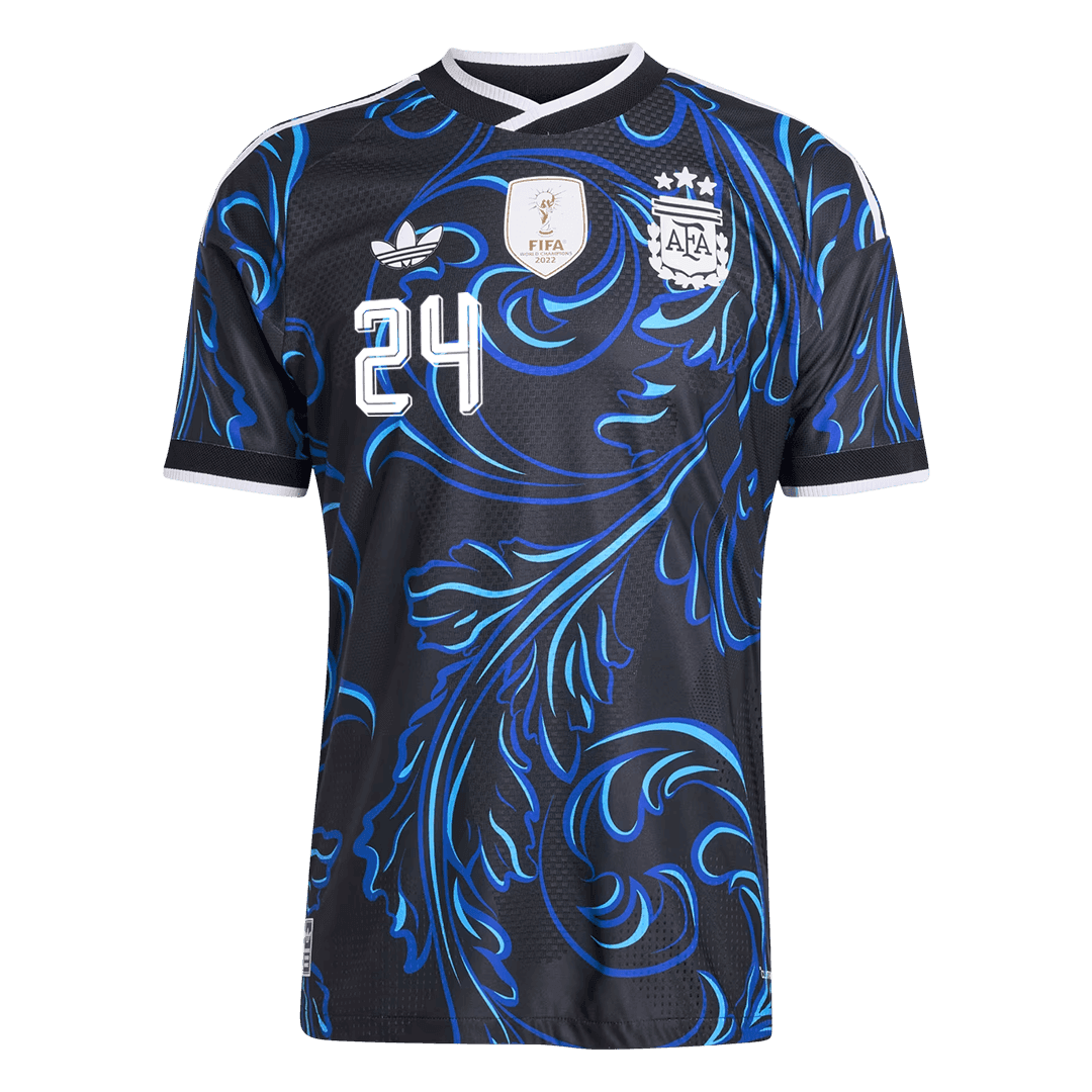 E. FERNÁNDEZ #24 Argentina Away Soccer Jersey 2026 Player Version