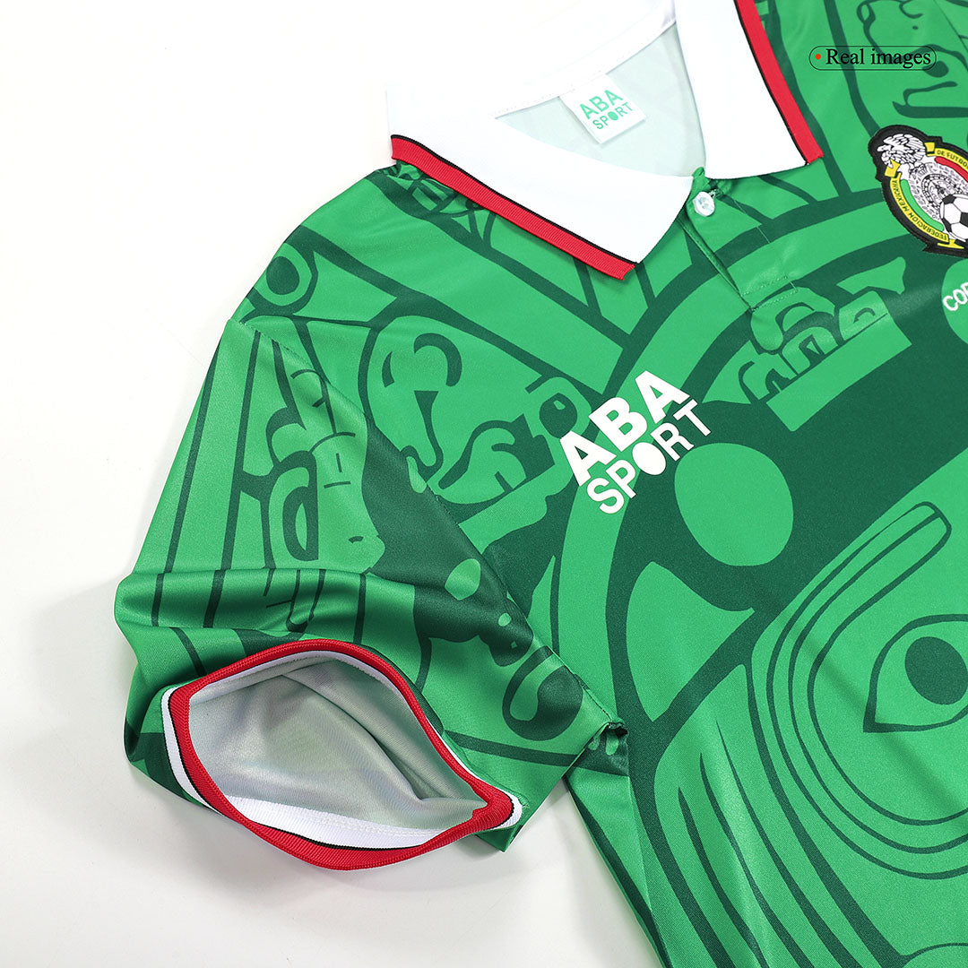 Retro 1998 Mexico Home Soccer Jersey