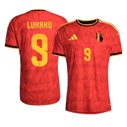 LUKAKU #9 Belgium Home Soccer Jersey 2026 Player Version