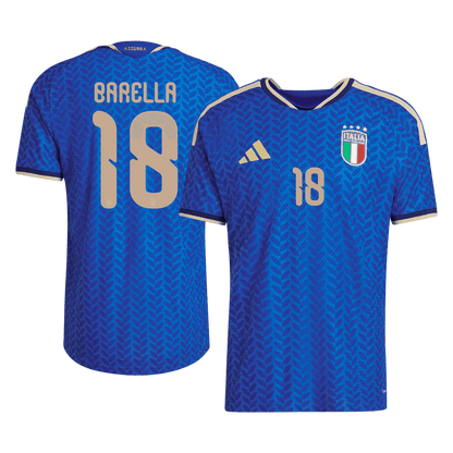 [Authentic] Barella #18 Italy Home 2026 World Cup Jersey