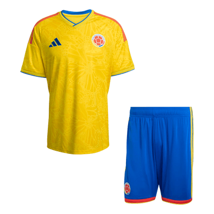 Colombia Home Soccer Jersey Kit(Jersey+Shorts) 2026