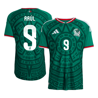 Raúl #9 Mexico Home Soccer Jersey 2026 Player Version