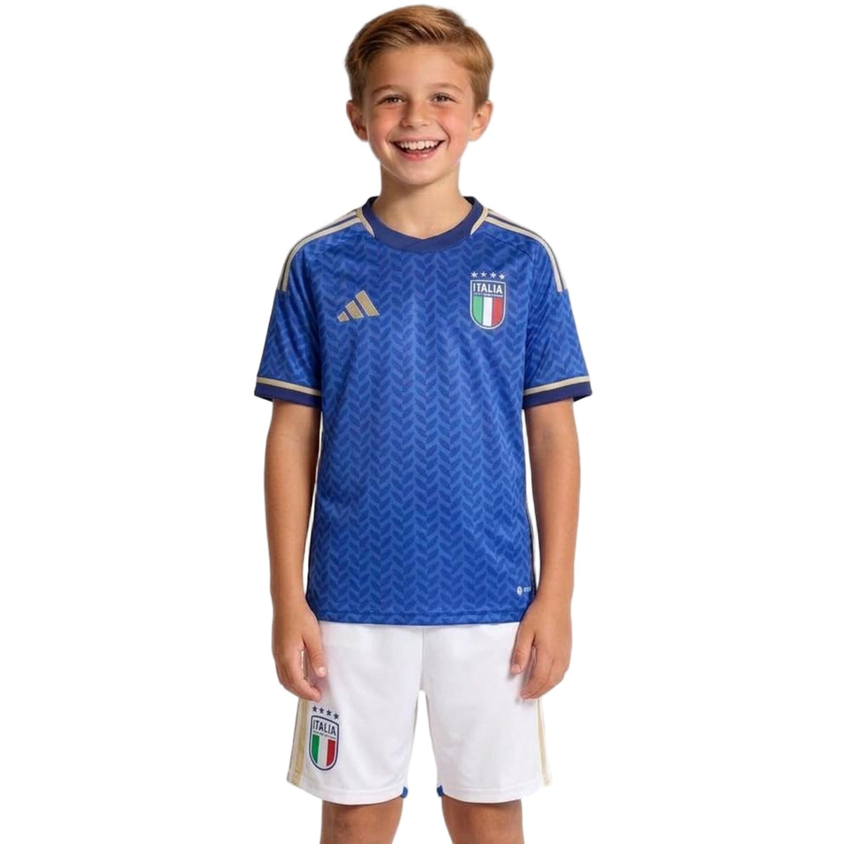Kids Italy Home Soccer Kit 2026 World Cup Jersey