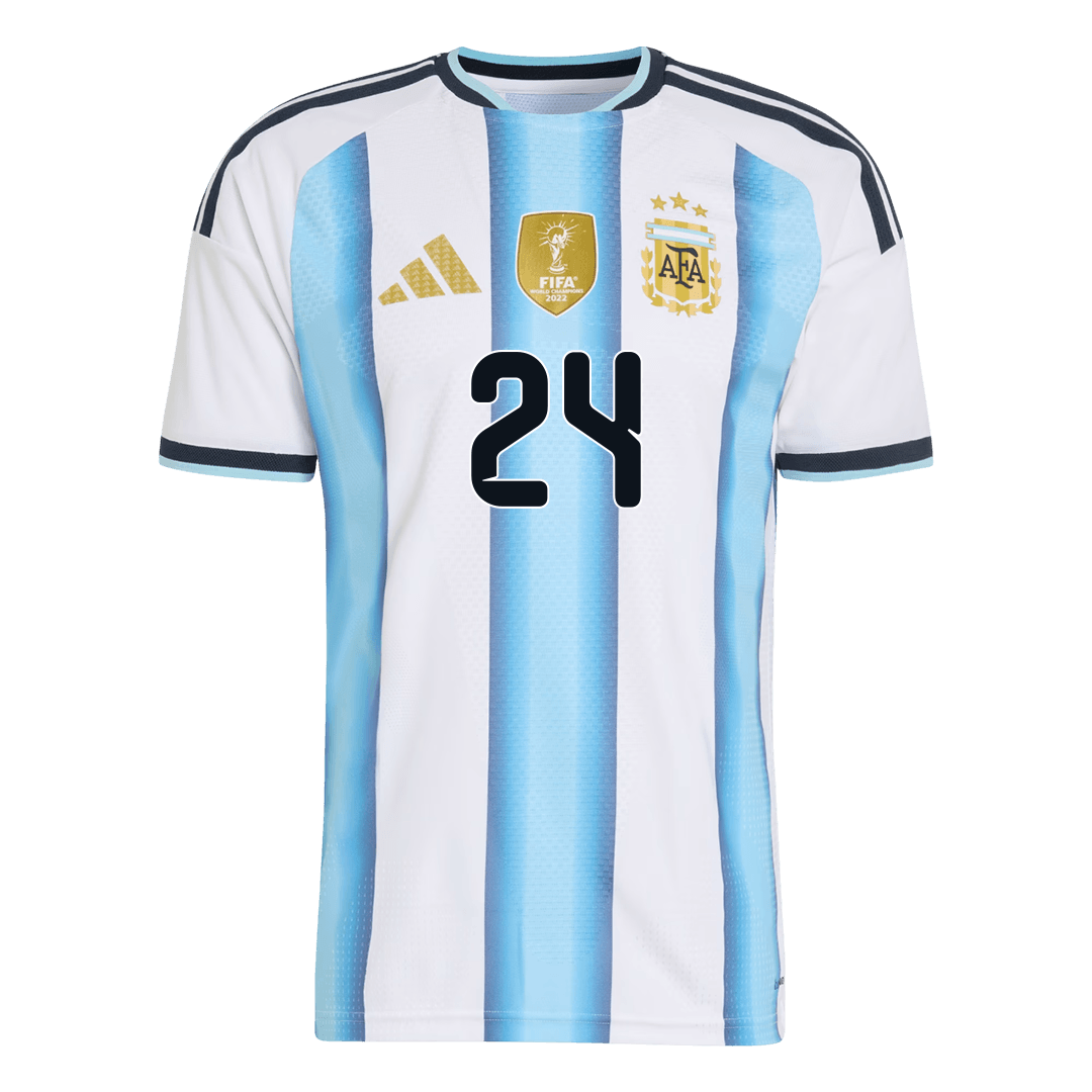 E. FERNÁNDEZ #24 Argentina Home Soccer Jersey 2026 Player Version
