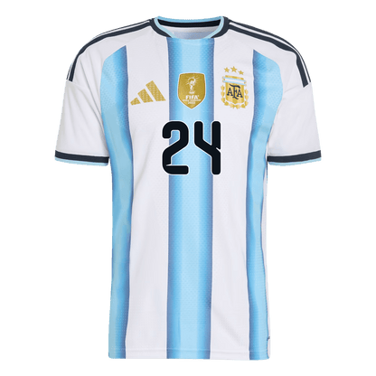 E. FERNÁNDEZ #24 Argentina Home Soccer Jersey 2026 Player Version