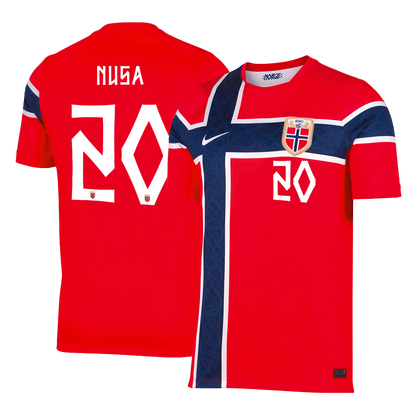 NUSA #20 Norway Home Soccer Jersey 2026