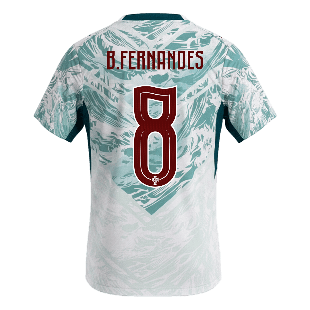 B.FERNANDES #8 Portugal Away Soccer Jersey 2026