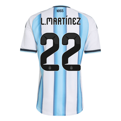 L.MARTÍNEZ #22 Argentina Home Soccer Jersey 2026 Player Version