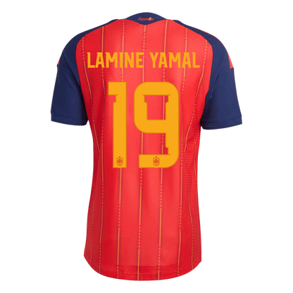 LAMINE YAMAL #19 Spain Home Soccer Jersey 2026 Player Version