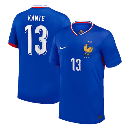 KANTE #13 France Home Soccer Jersey Euro