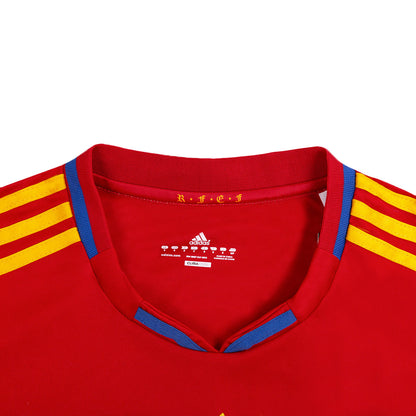 Retro XAVI #8 2010 Spain Home Soccer Jersey