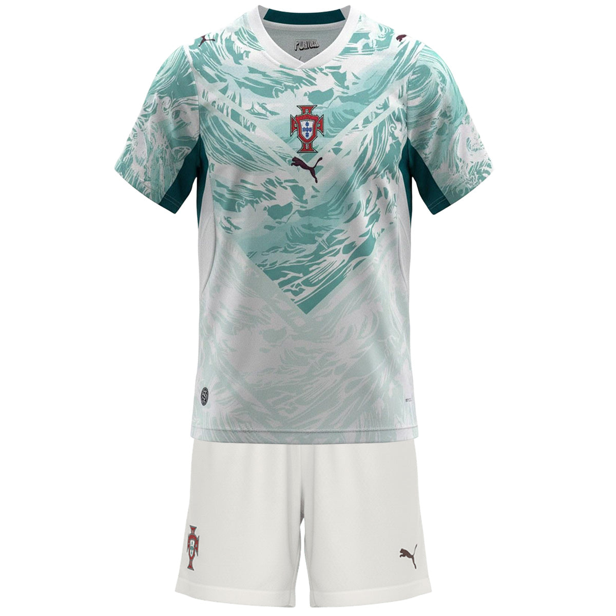 Kids Portugal Away Soccer Kit 2026 World Cup Jersey