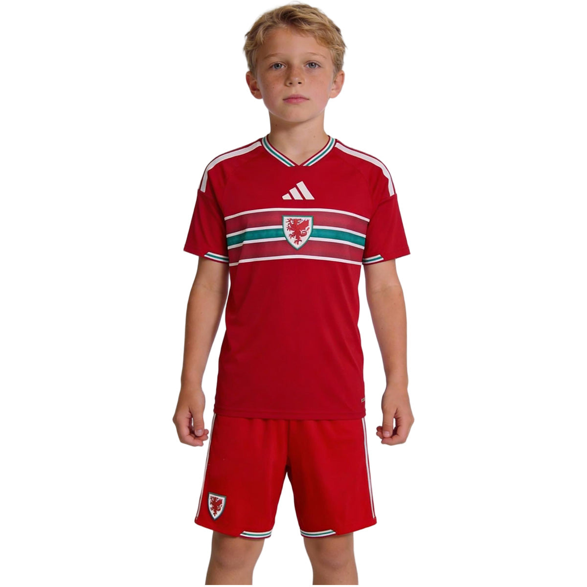 Kids Wales Home Soccer Kit 2026 World Cup Jersey