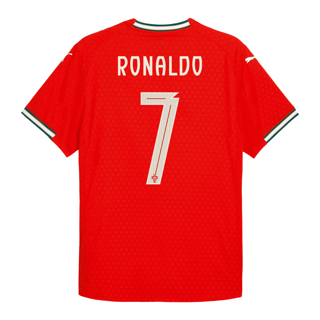 Authentic RONALDO #7 Portugal Home Soccer Jersey 2025