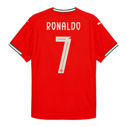 Authentic RONALDO #7 Portugal Home Soccer Jersey 2025