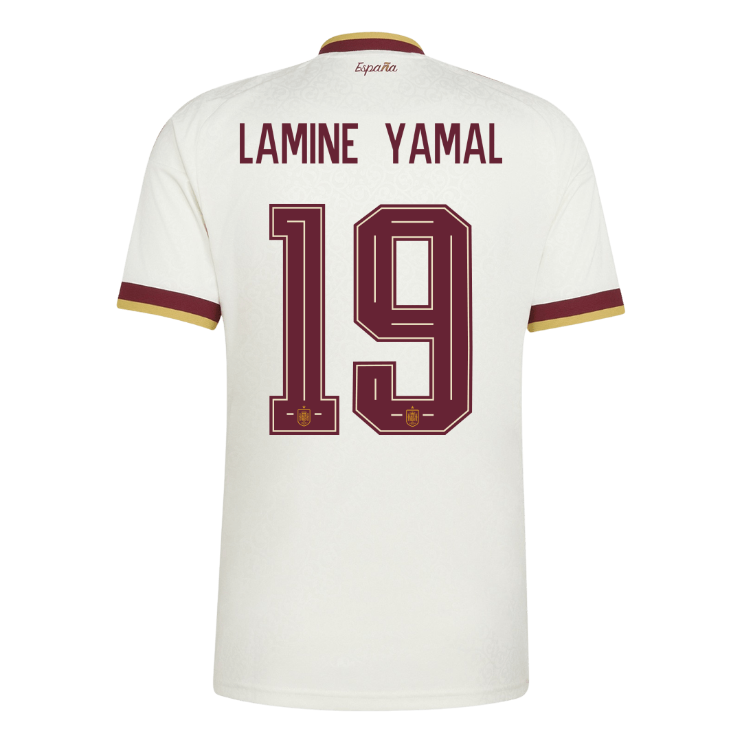 LAMINE YAMAL #19 Spain Away Soccer Jersey 2026
