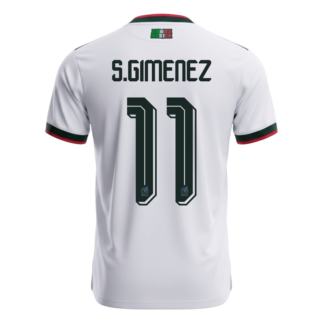 S.GIMENEZ #11 Mexico Away Soccer Jersey 2026