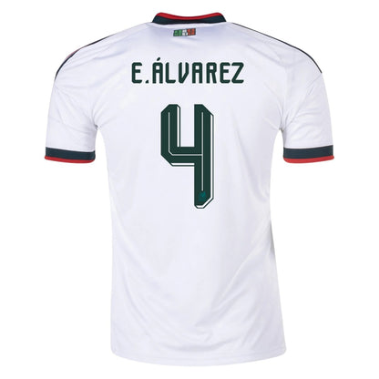 E.ALVAREZ #4 Mexico Away 2026 World Cup Jersey