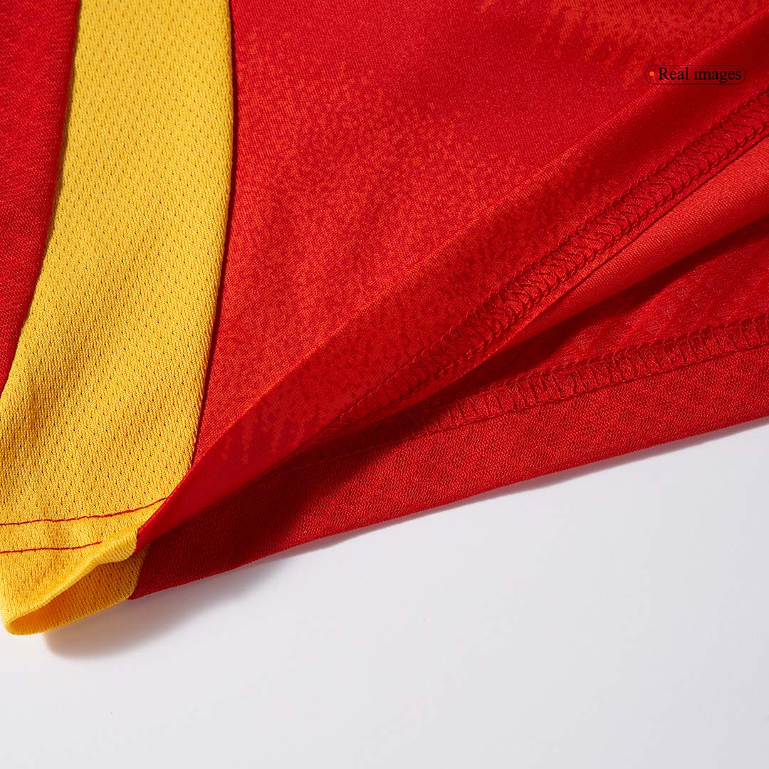 Spain Home Soccer Jersey Euro